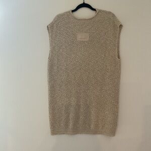 ILLA ILLA Tan Knit Sweater Dress